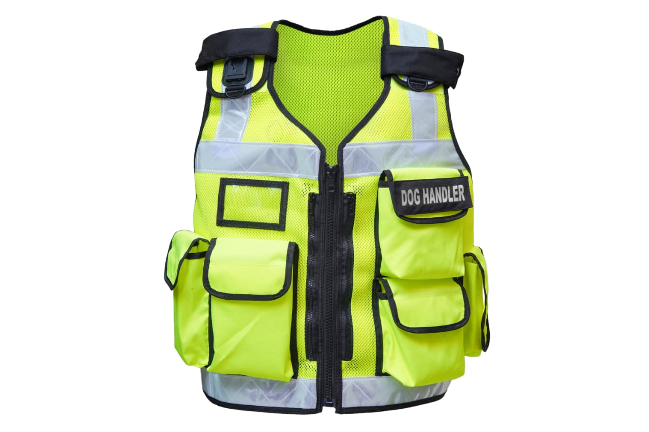 Multifunctional vest, security, dog squad, operations management, security guard